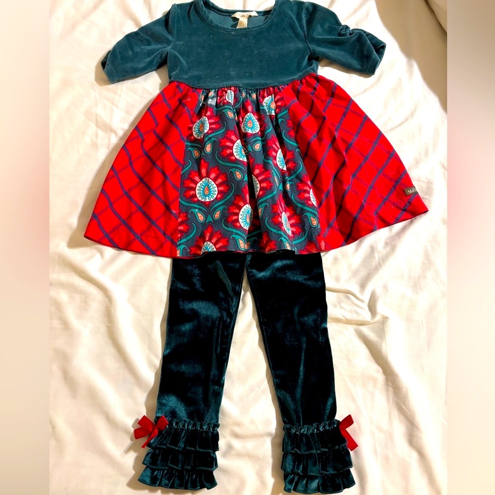 Matilda Jane In The Spirit Dress w/ Tinsel Leggings